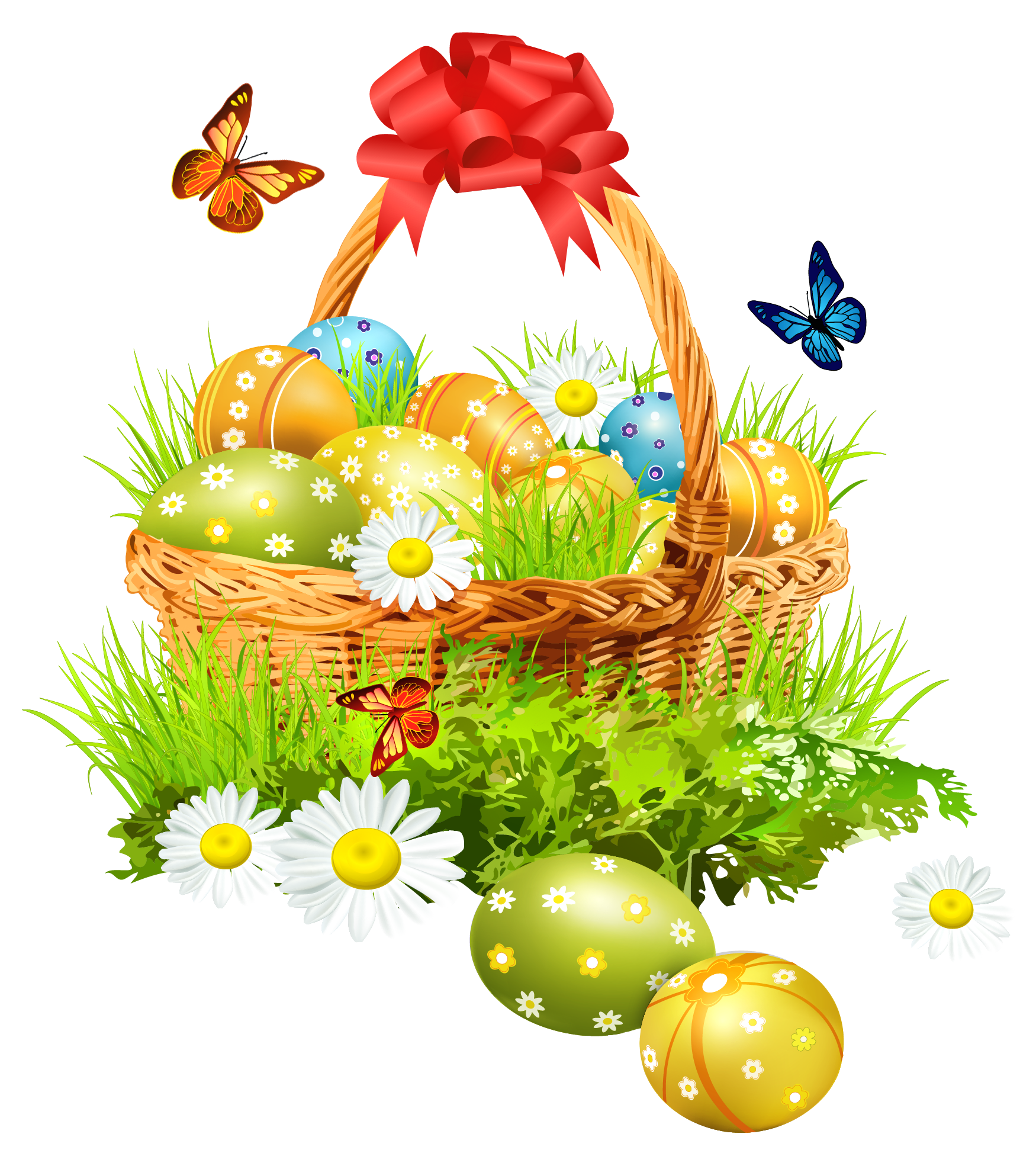 Easter Basket PNG