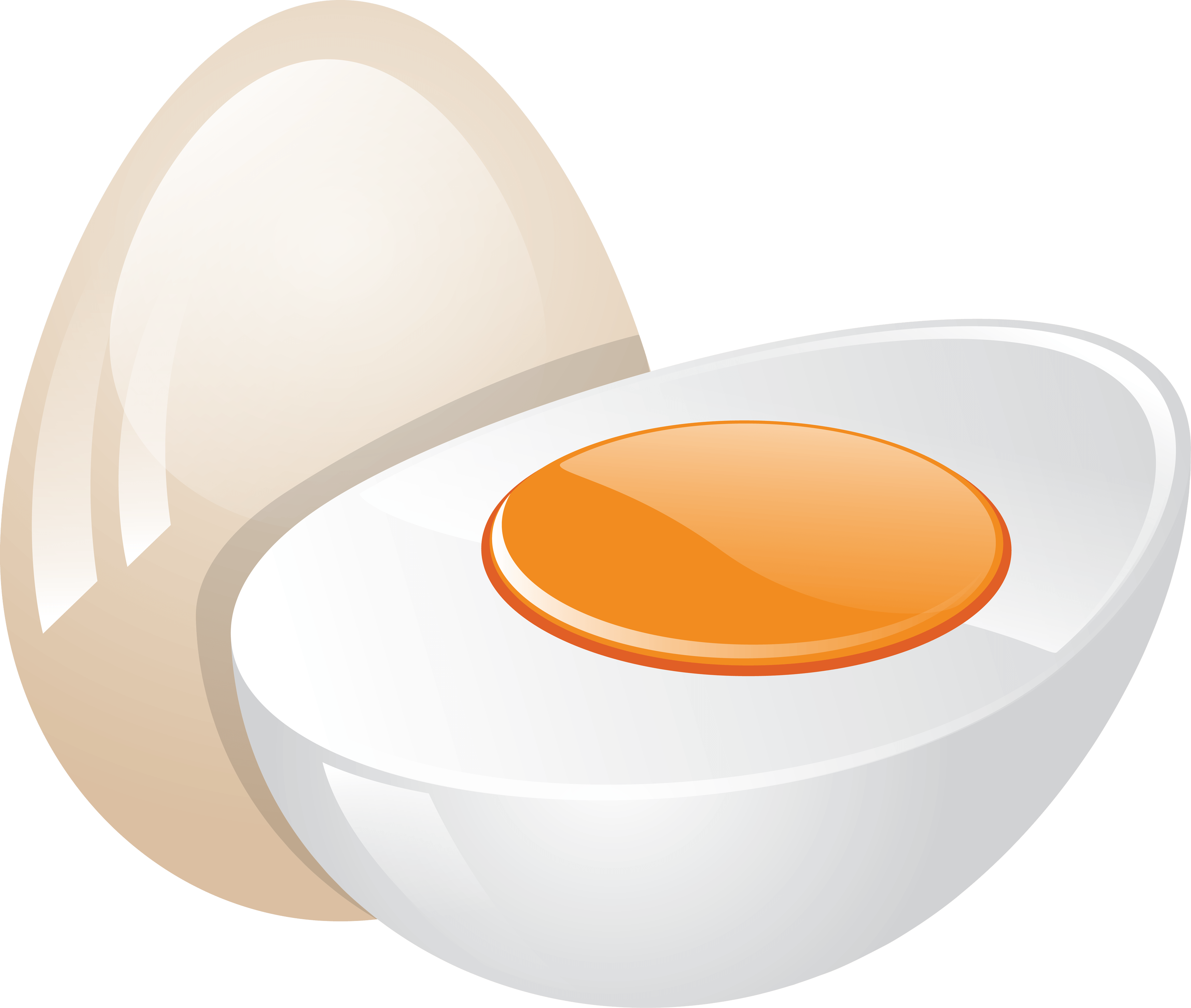 Delicious Milk Ovule Fashionista Egg PNG