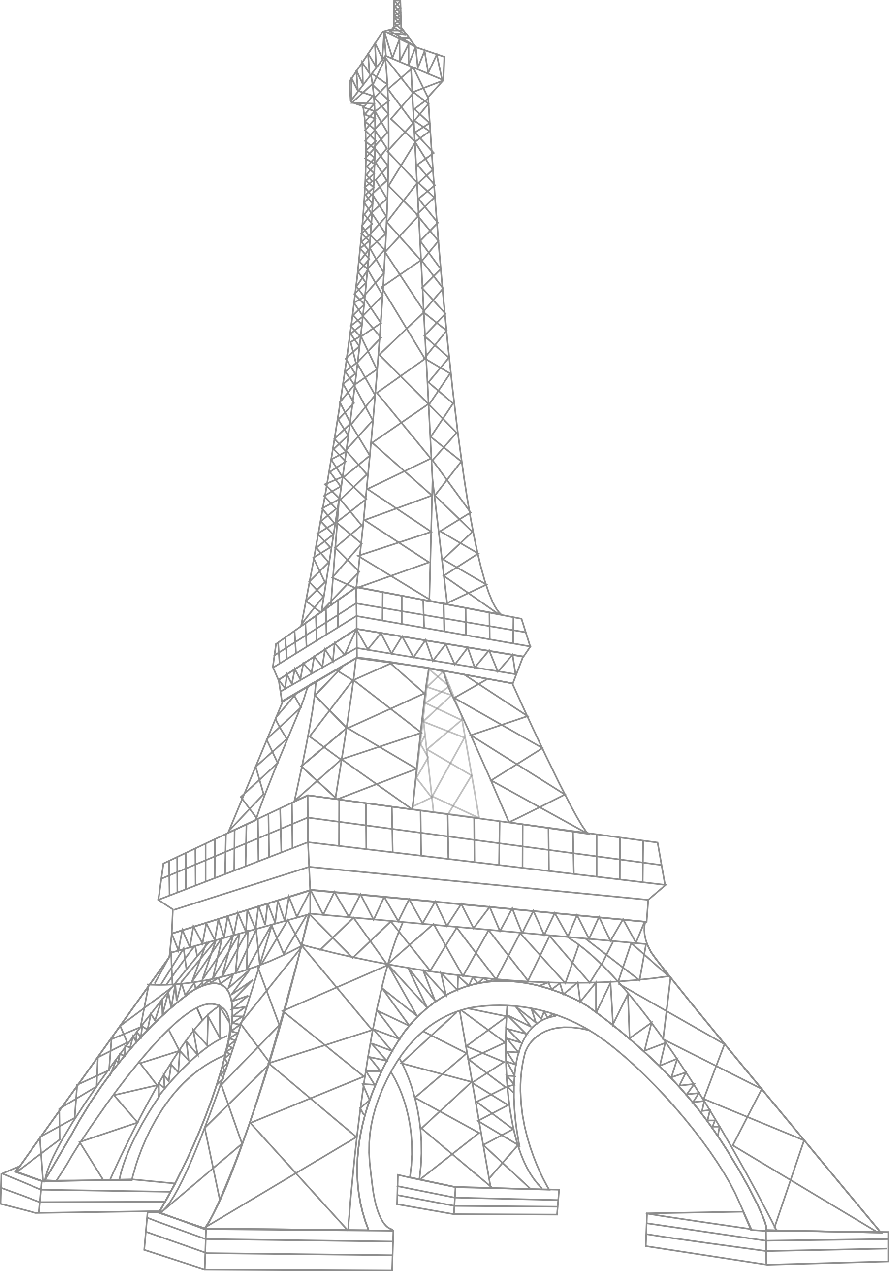 Eiffel Hulk Vacation Loom Tower PNG