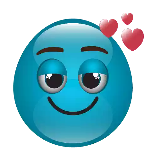 Miscellaneous Emoji Blue PNG