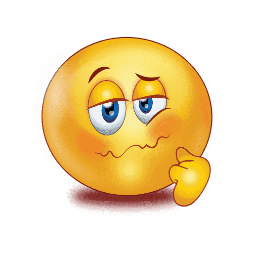 Miscellaneous Confused Emoji PNG