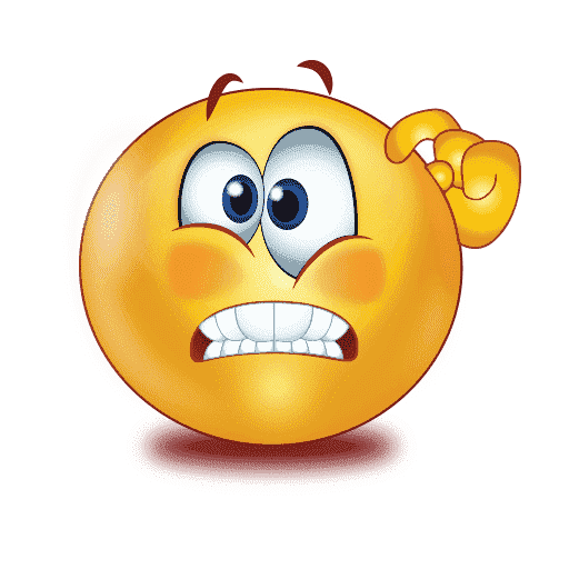 Confused Emoji Miscellaneous PNG