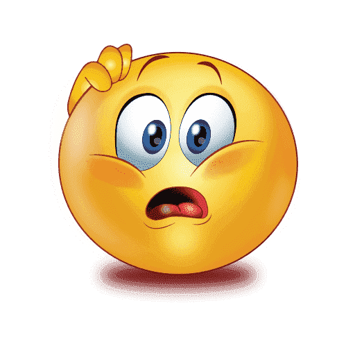 Confused Emoji Miscellaneous PNG