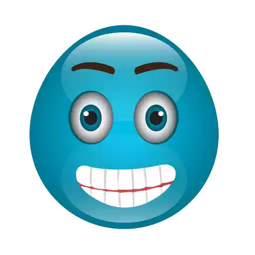 Emoji Miscellaneous Blue Cute PNG