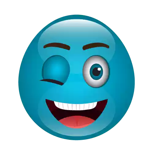 Miscellaneous Blue Emoji Cute PNG