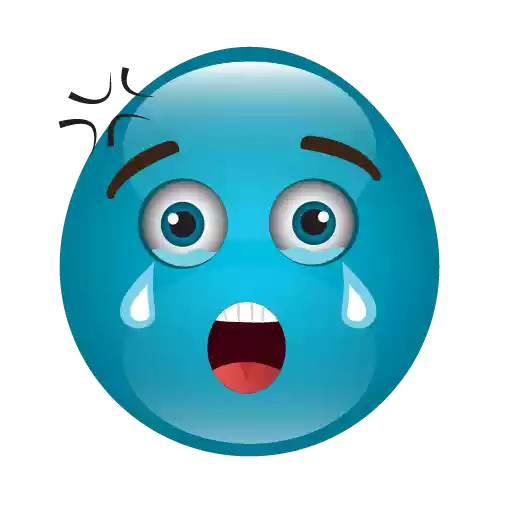 Miscellaneous Cute Blue Emoji PNG