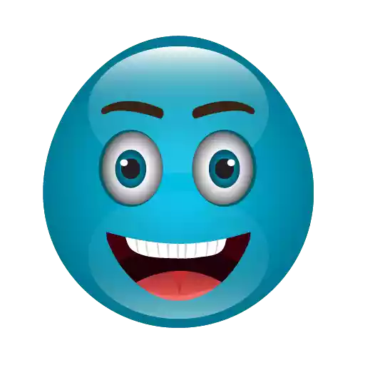 Blue Cute Miscellaneous Emoji PNG