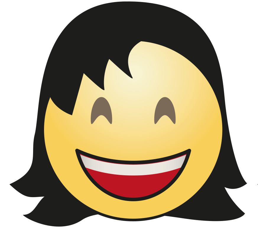 Emoji Miscellaneous Hair Girl Cute PNG