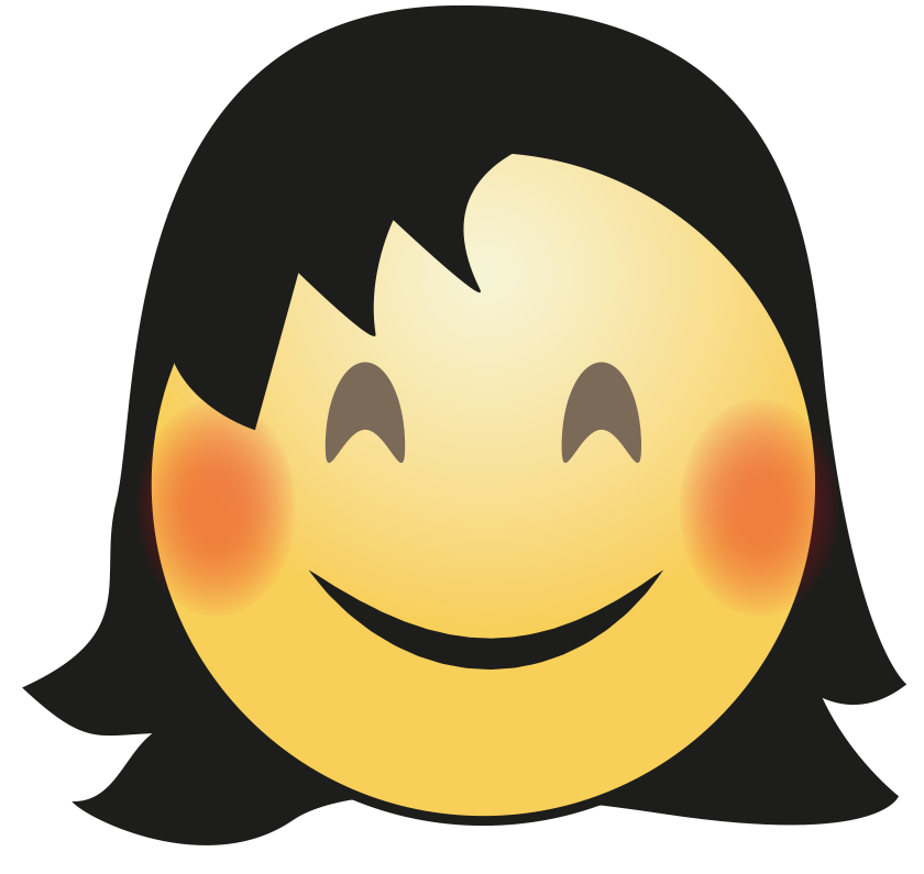 Girl Miscellaneous Cute Hair Emoji PNG