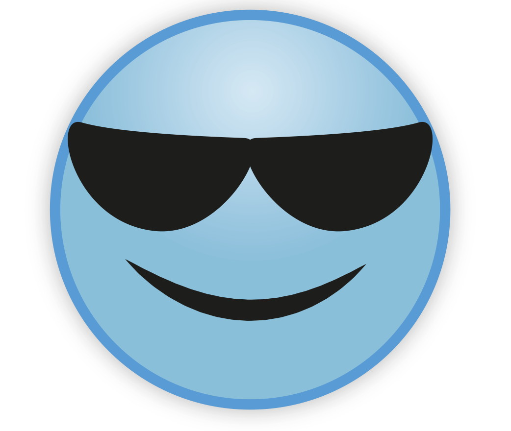 Miscellaneous Blue Emoji Sky Cute PNG