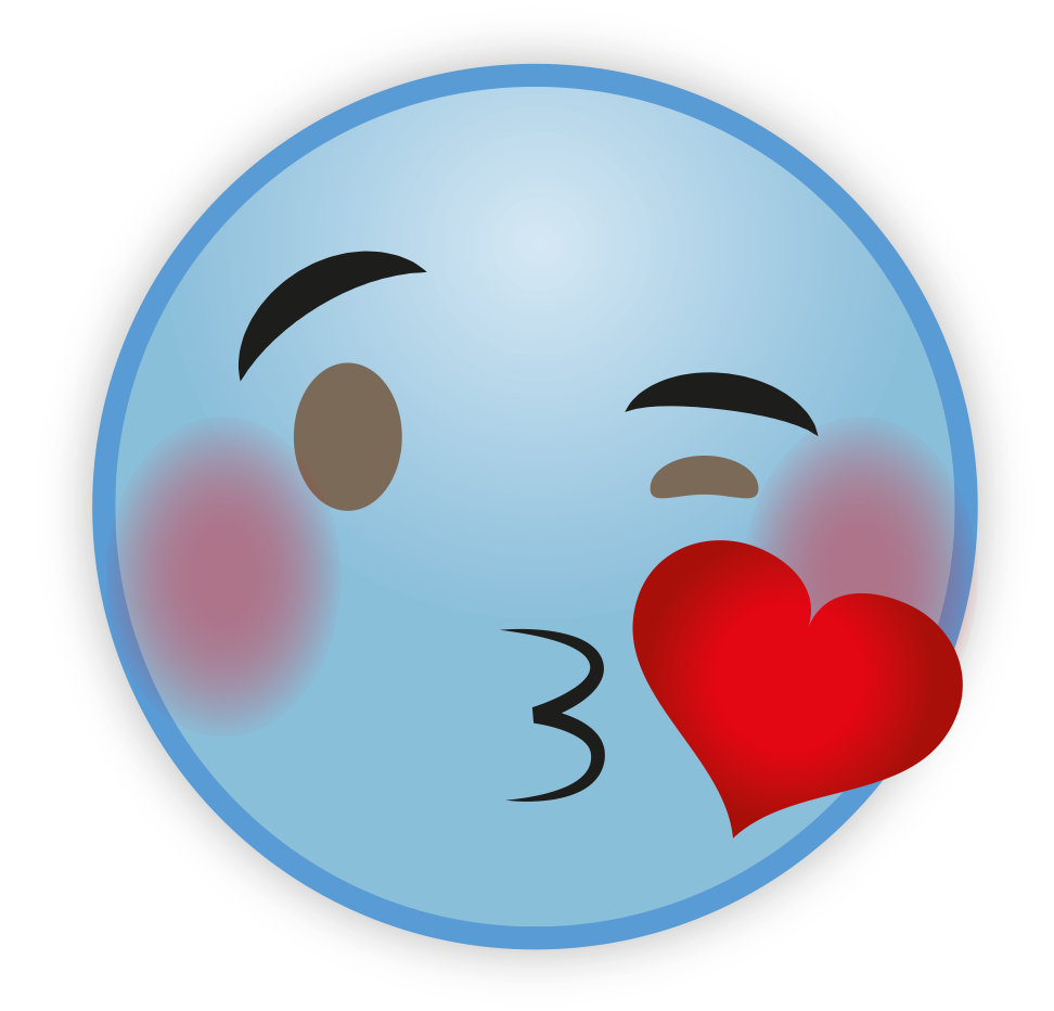 Miscellaneous Sky Emoji Cute Blue PNG