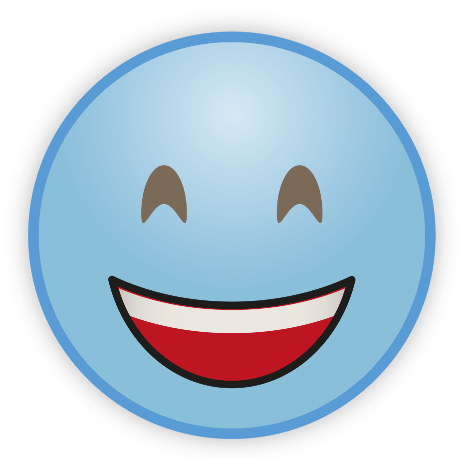 Blue Cute Emoji Miscellaneous Sky PNG