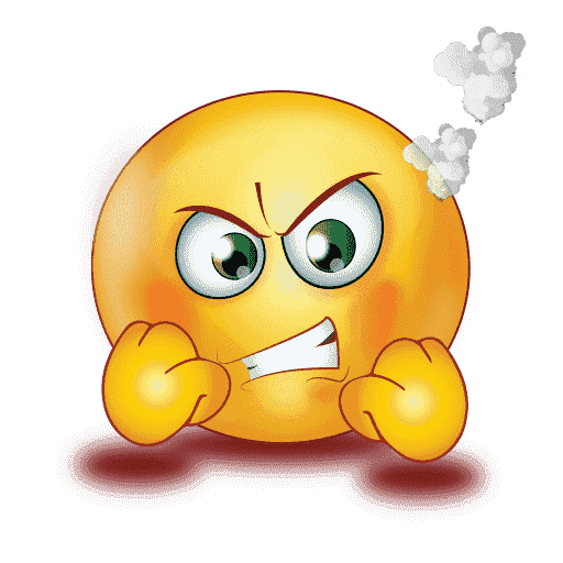 Emoji Miscellaneous Angry Gradient PNG