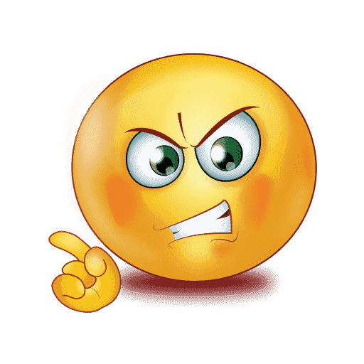 Gradient Angry Miscellaneous Emoji PNG