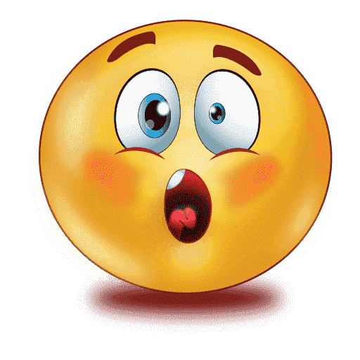 Scared Emoji Gradient Miscellaneous PNG