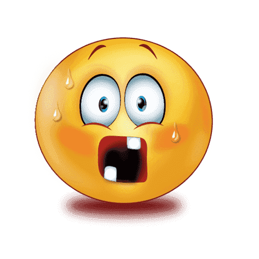 Scared Gradient Miscellaneous Emoji PNG
