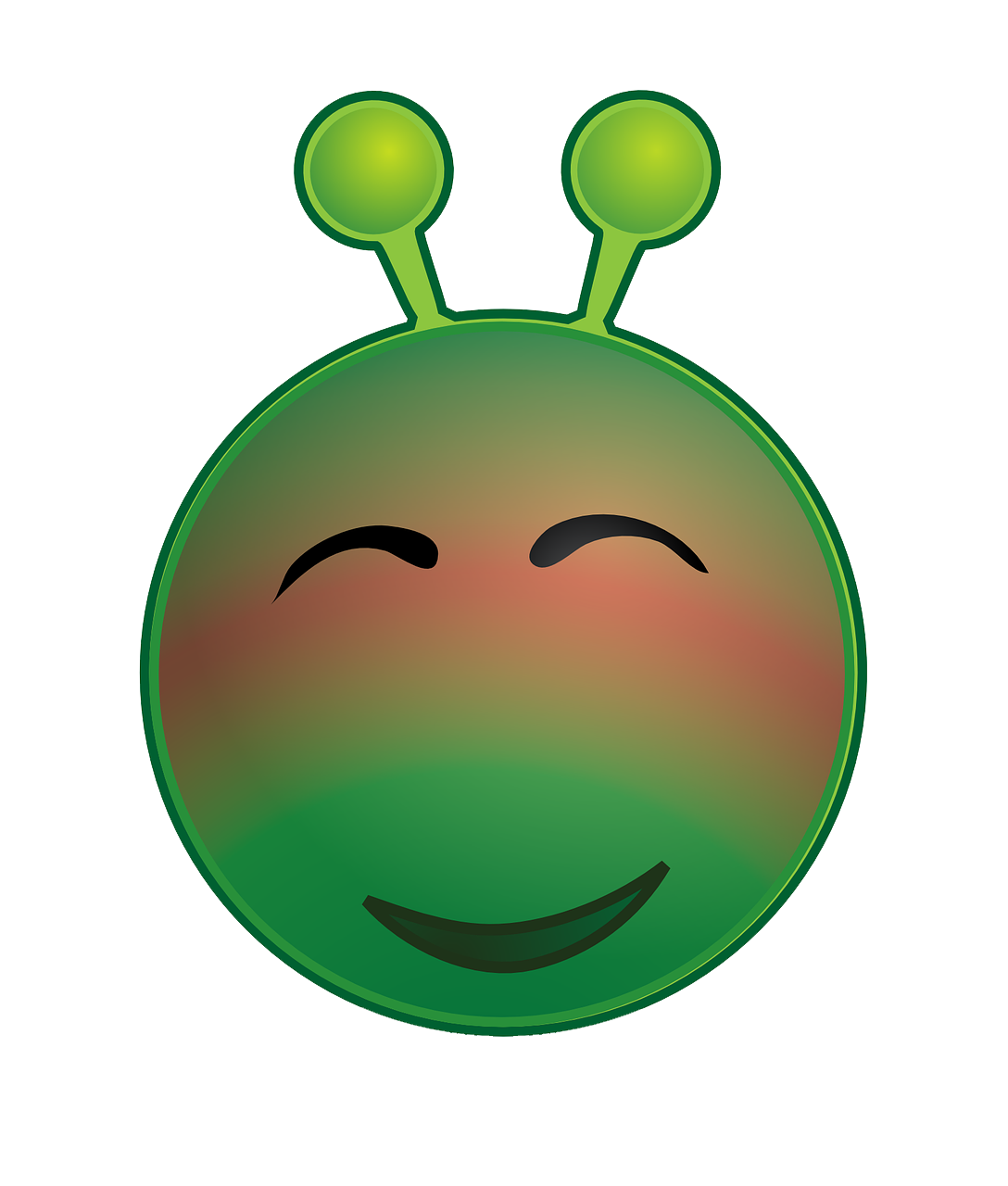 Alien Green Crazy Miscellaneous PNG