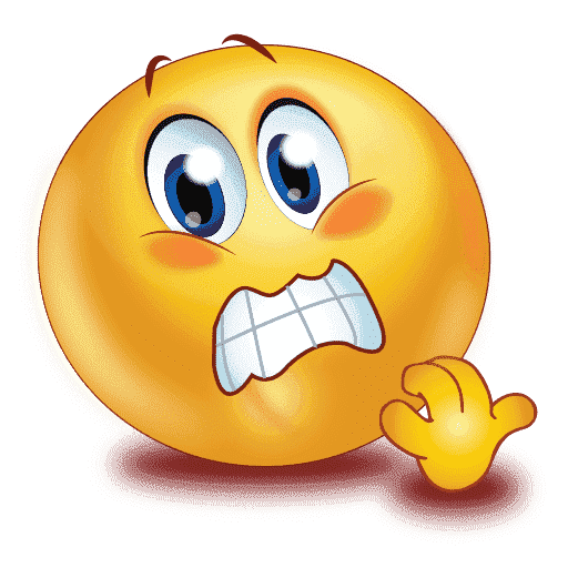 Emoji Scared Miscellaneous PNG