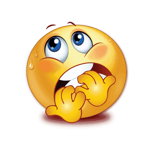 Miscellaneous Scared Emoji PNG
