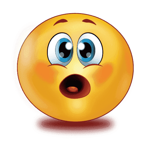 Emoji Miscellaneous Shocked PNG
