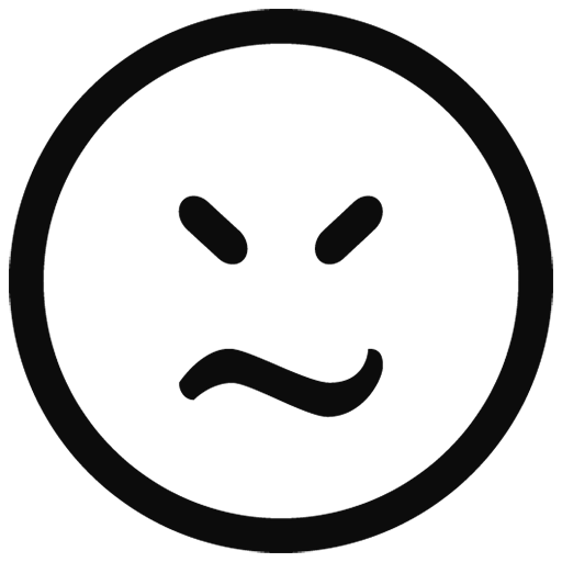 Emoji Outline Whatsapp Black Miscellaneous PNG