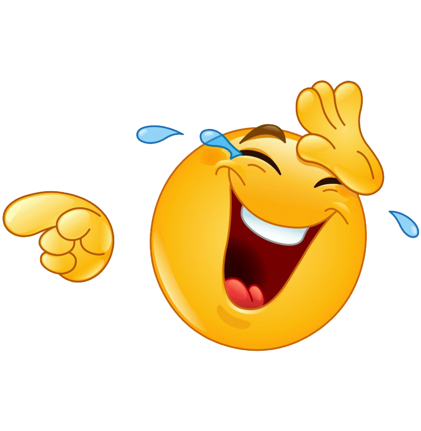 Emoji Miscellaneous Yellow Laughing PNG