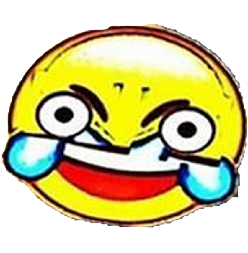 Yellow Laughing Miscellaneous Emoji PNG