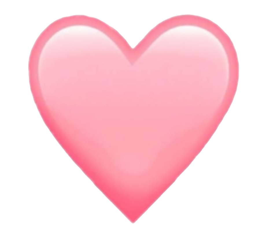 Miscellaneous Emoji Pink Heart Love PNG
