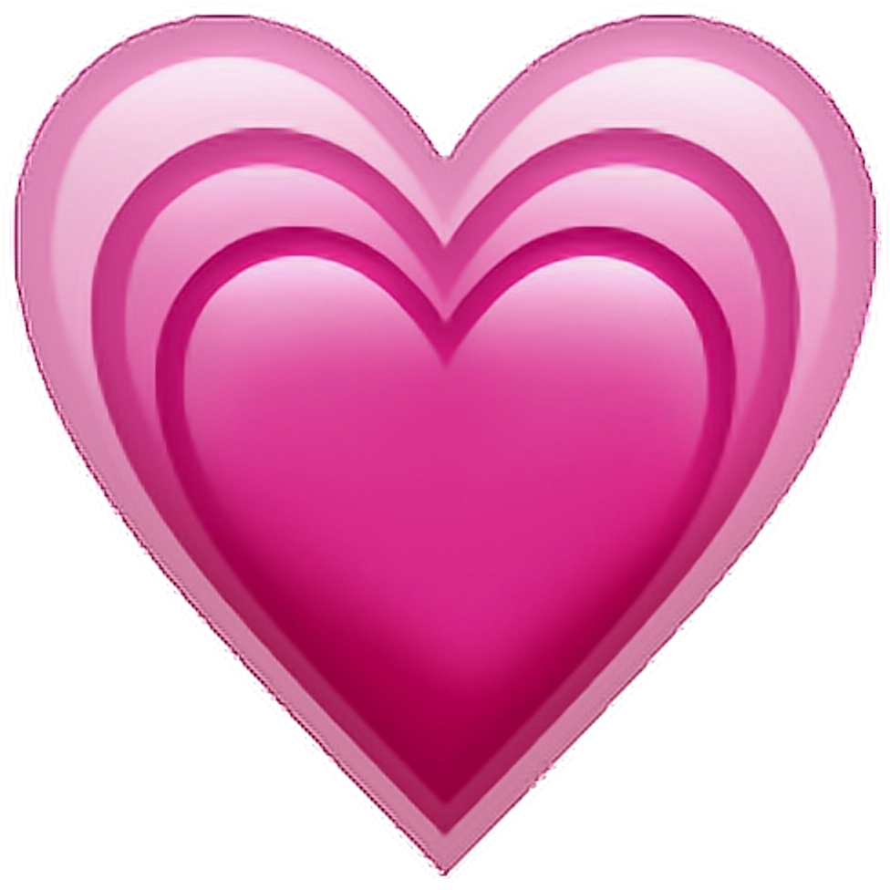 Love Emoji Pink Heart Miscellaneous PNG