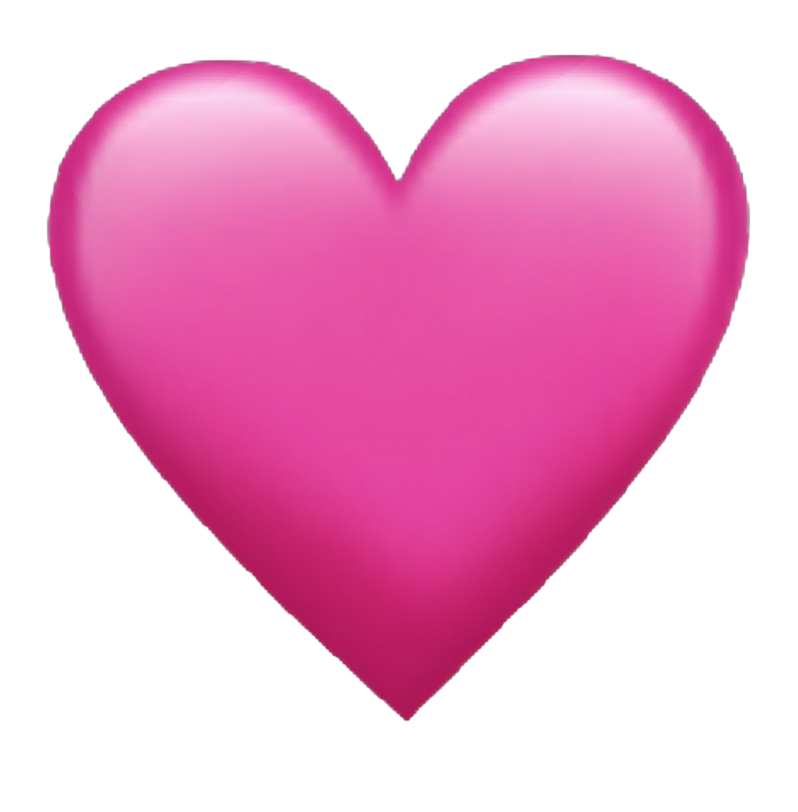 Pink Heart Emoji Miscellaneous PNG