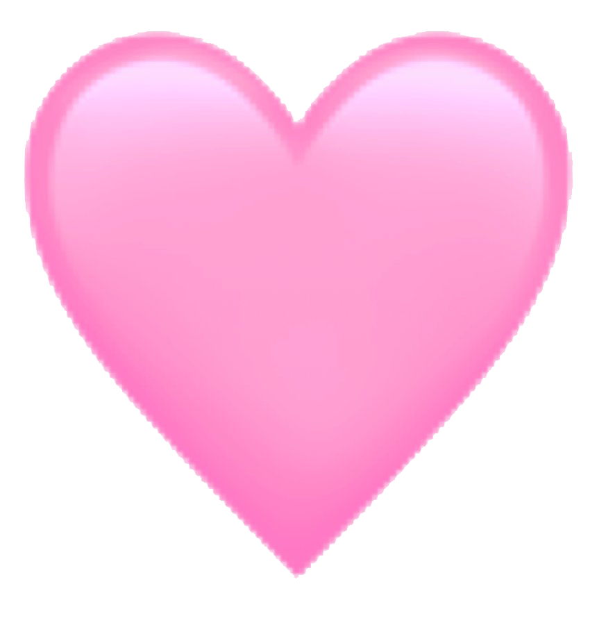 Miscellaneous Pink Emoji Heart PNG
