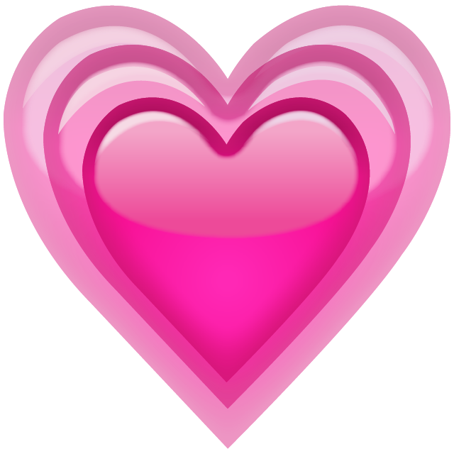 Heart Pink Emoji Miscellaneous PNG