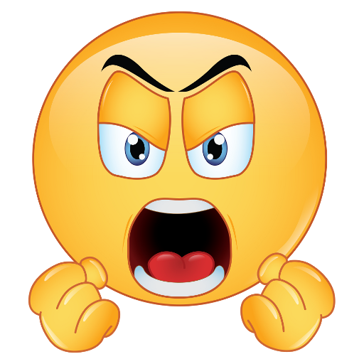 Mouth Anger Yellow Orange Angry PNG