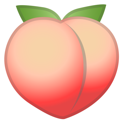 Fonts Food Emoji Peach Email PNG