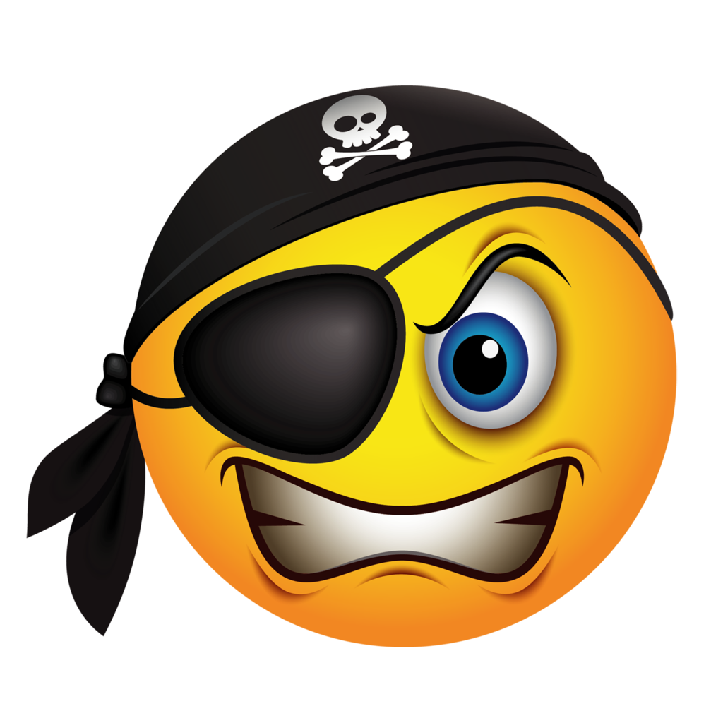 Goggles Piracy Happiness Yellow Smile PNG