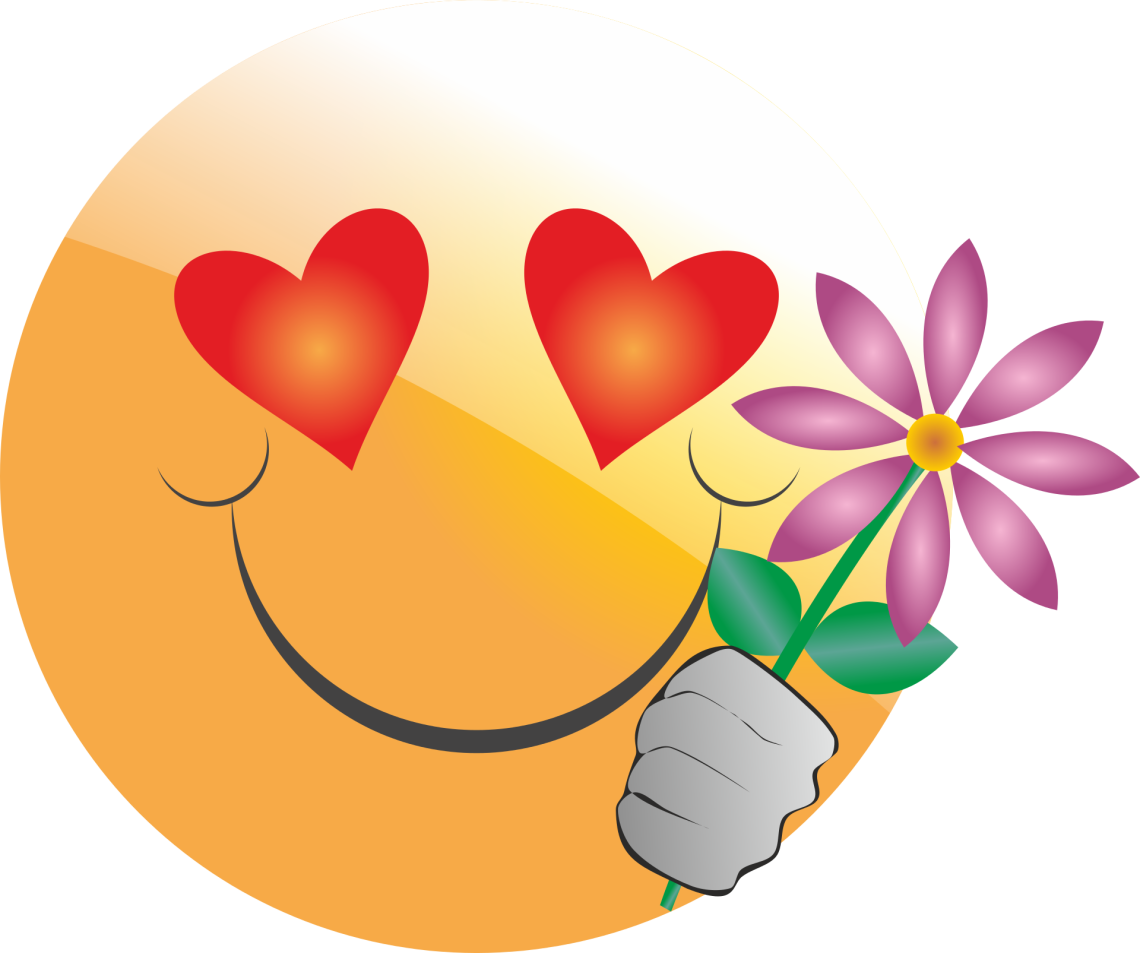 Heart You Love Smiley Emoji PNG