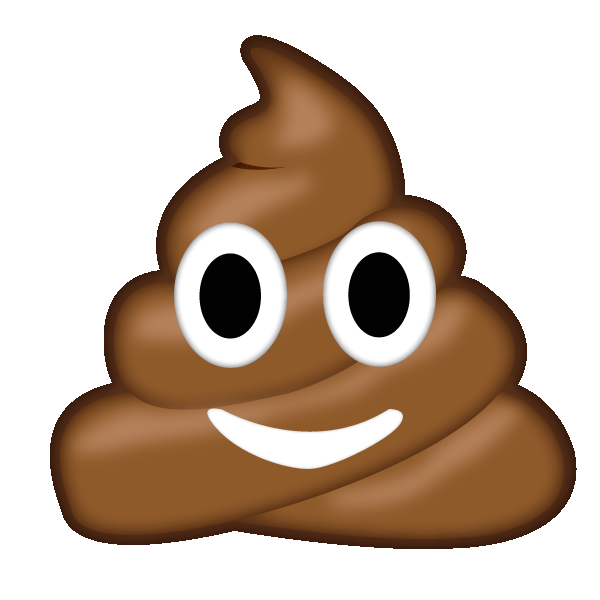 Joke Poo Emoji Sticker Pile PNG