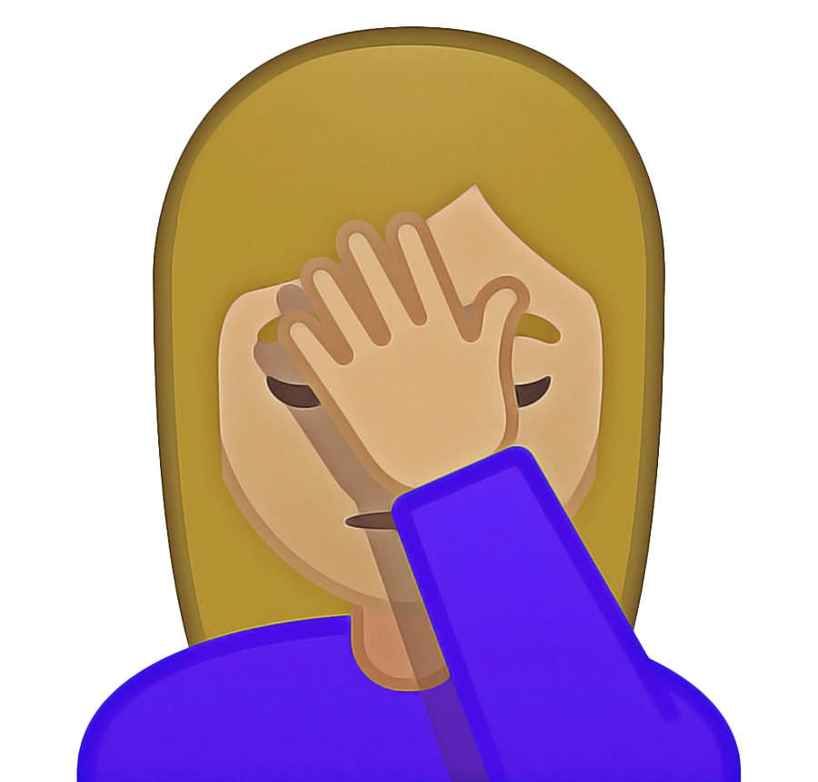 Animals Emoji Facepalm PNG