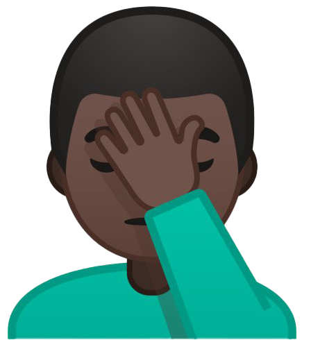 Facepalm Animals Emoji PNG