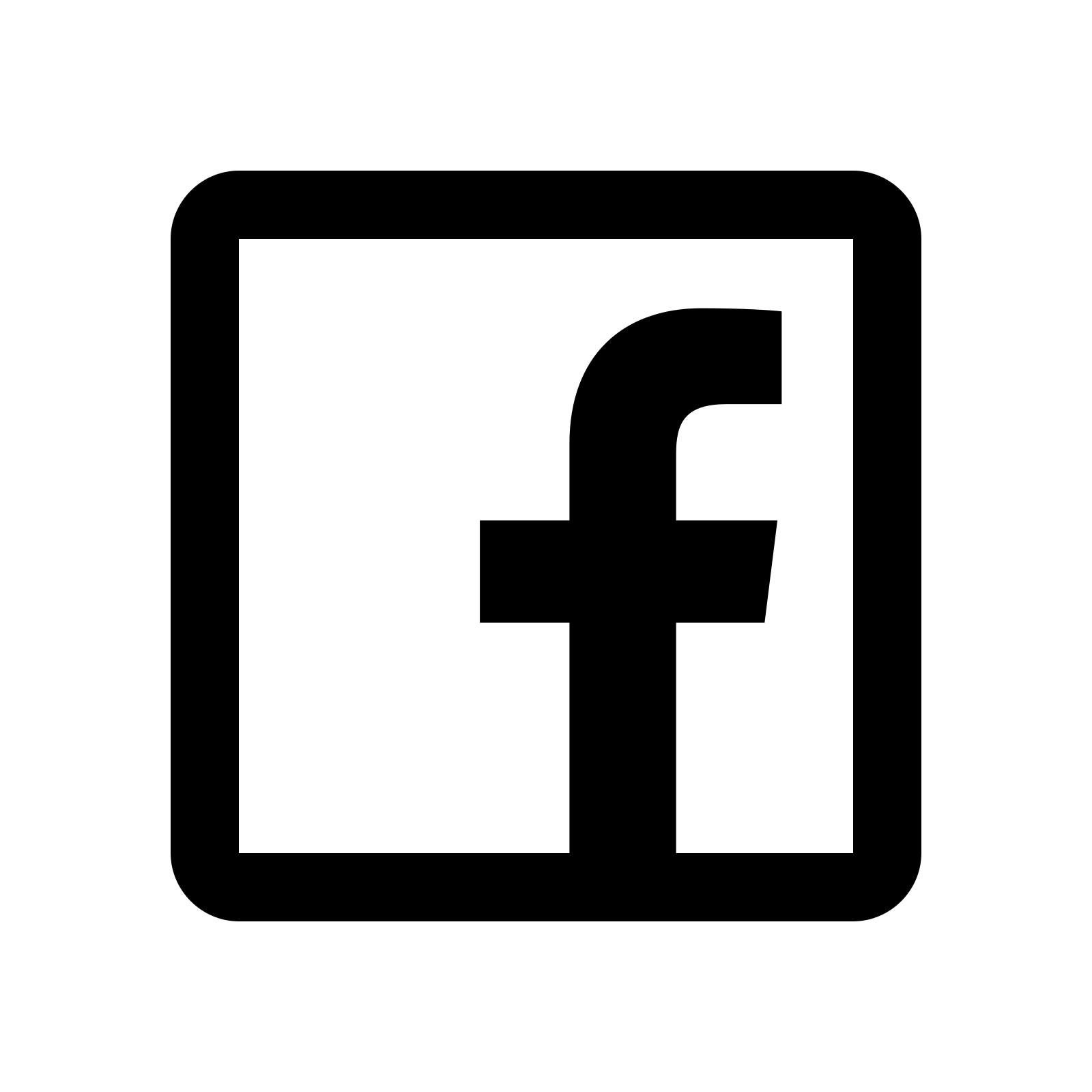 Line Icon Brand Logo Facebook PNG