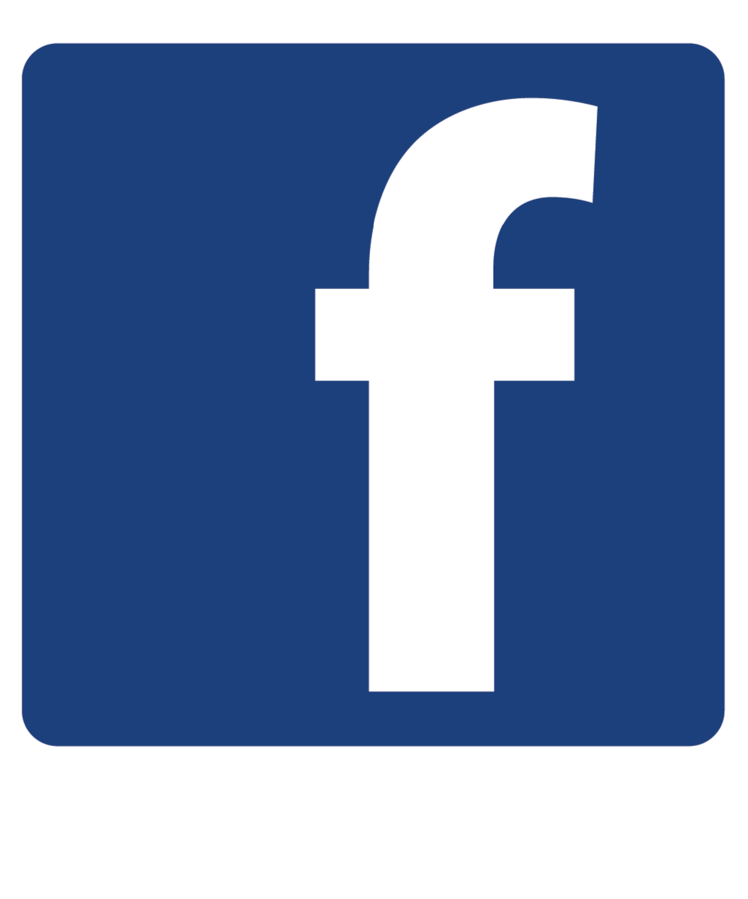 Facebook Rectangle Button Logo PNG