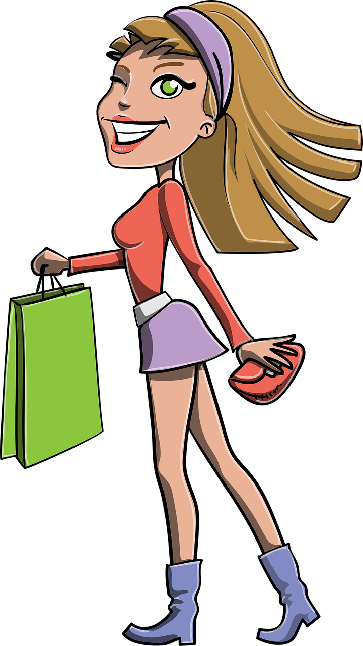 Approach Smiling Shopping Event Skirt PNG