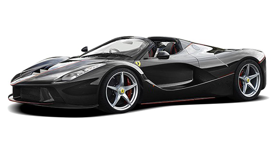 Black Ferrari Wolf Cars Alloy PNG