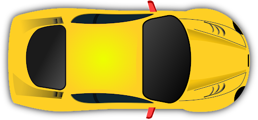 Top Ferrari View Cars Yellow PNG