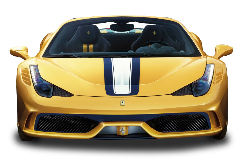 Ferrari Cars Front View Wolf PNG