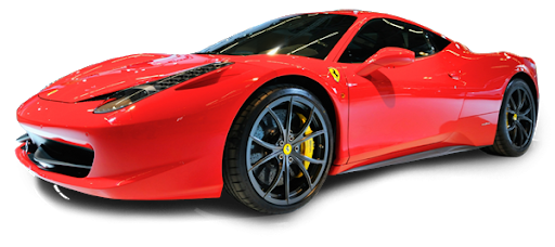 Red Side Ferrari View Cars PNG