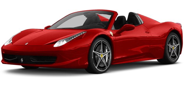 Cars Superfast Ferrari Red PNG