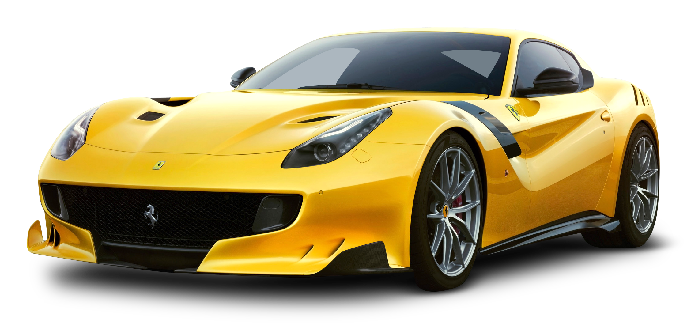 Yellow Ferrari Cars Superfast PNG