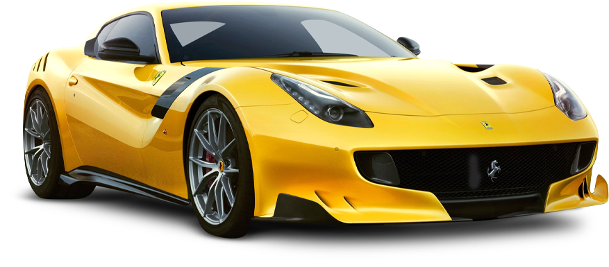 Ferrari Quality High Yellow Cars PNG