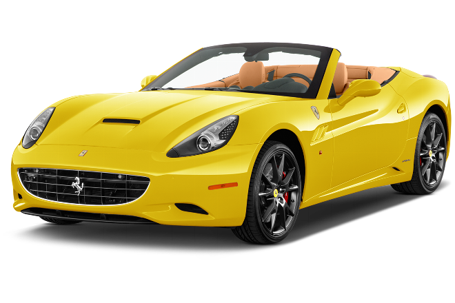 Ferrari Superfast Cars Yellow PNG